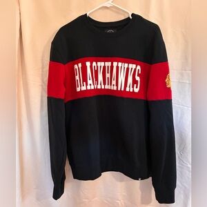 Chicago Blackhawks '47 Brand Mens Crew Neck Sweatshirt Size XL